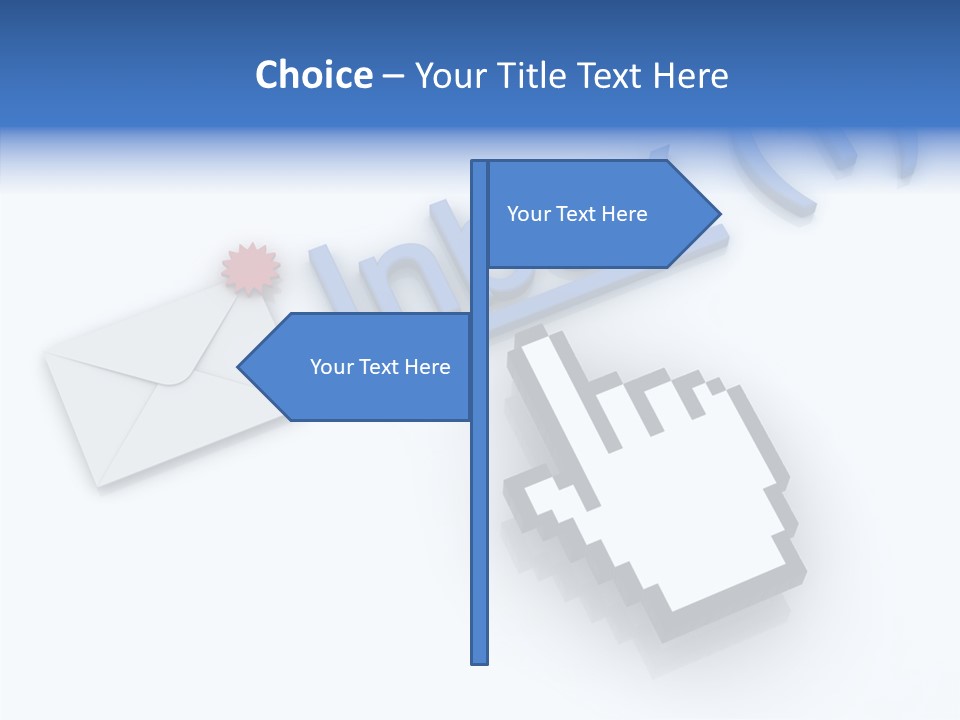 Correspondence Red Website PowerPoint Template
