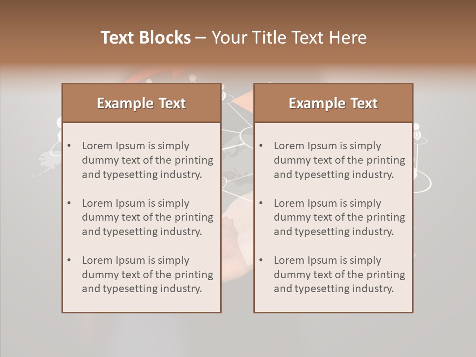 White Exterior High PowerPoint Template