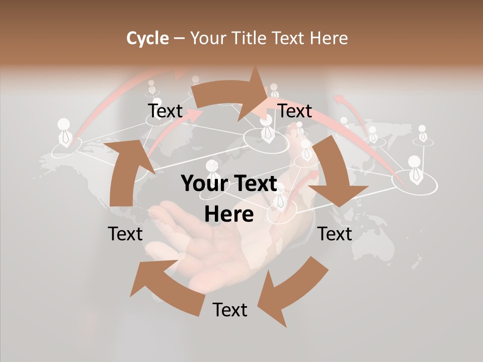 White Exterior High PowerPoint Template