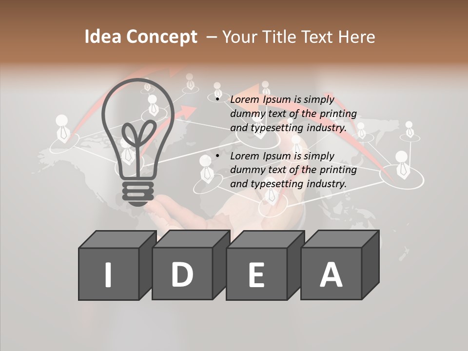 White Exterior High PowerPoint Template