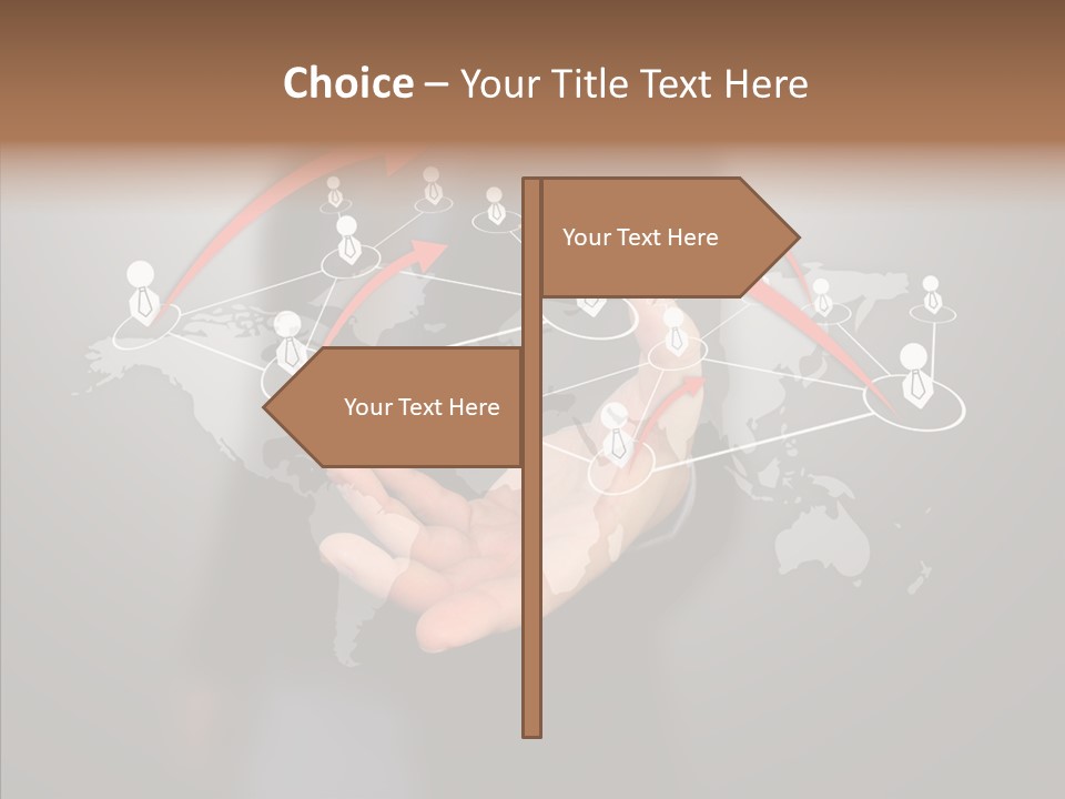 White Exterior High PowerPoint Template