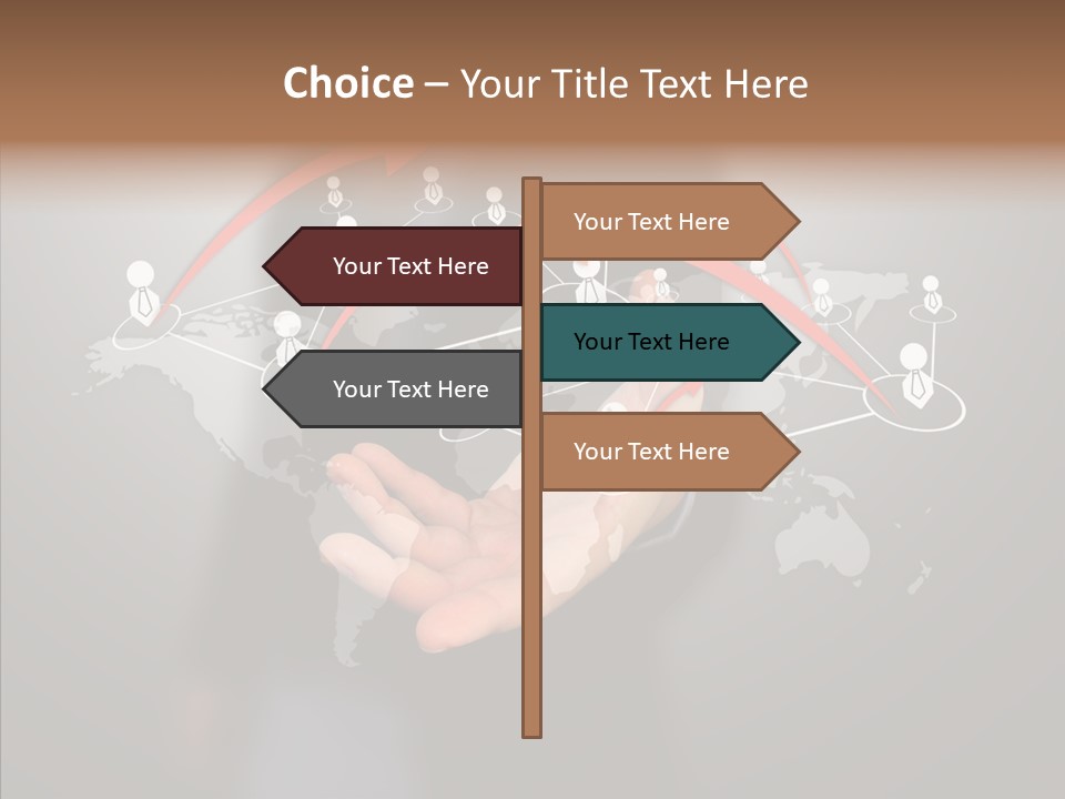 White Exterior High PowerPoint Template