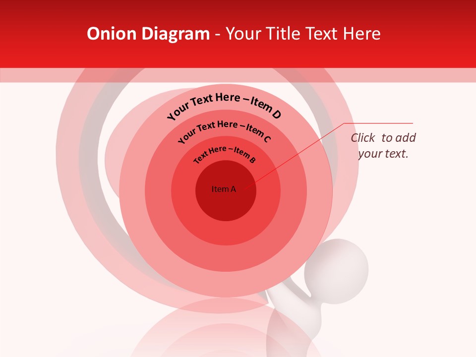 Red Model Concept PowerPoint Template