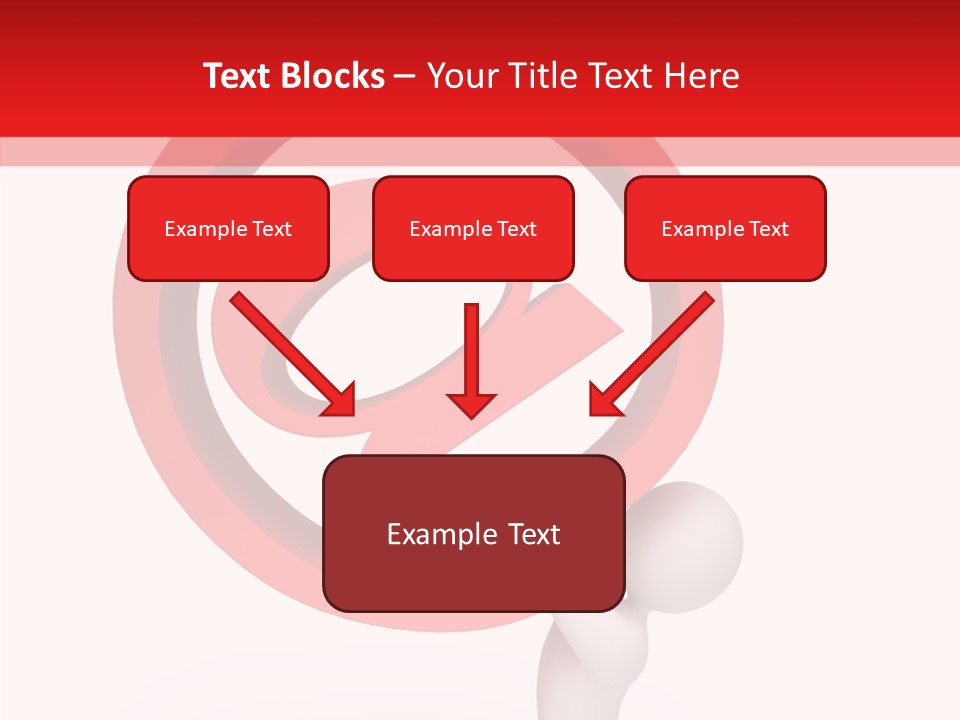 Red Model Concept PowerPoint Template