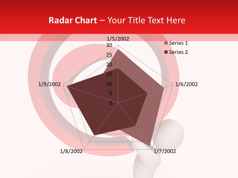Red Model Concept PowerPoint Template