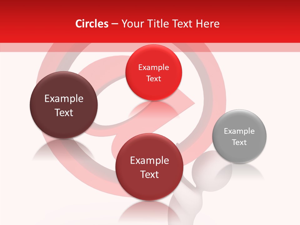 Red Model Concept PowerPoint Template