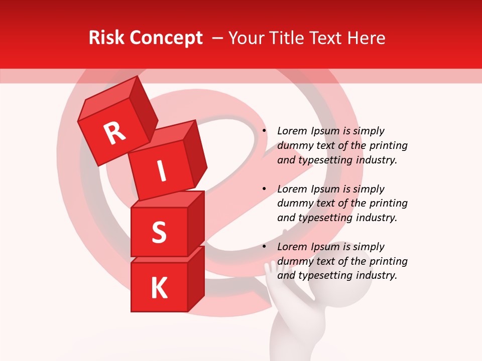 Red Model Concept PowerPoint Template