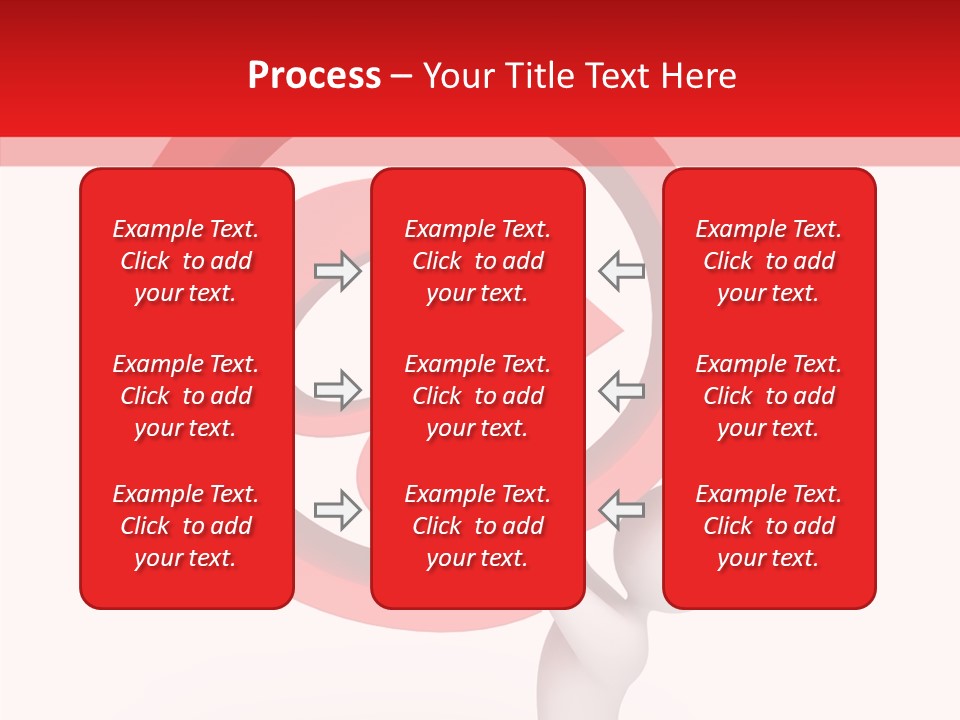 Red Model Concept PowerPoint Template
