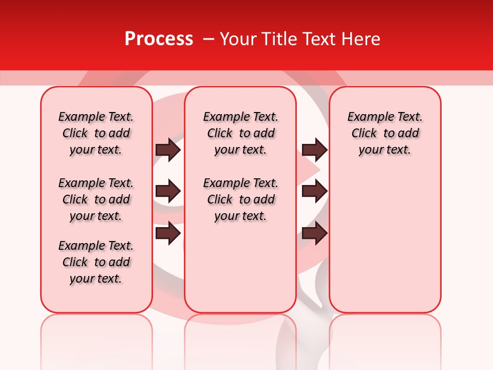Red Model Concept PowerPoint Template
