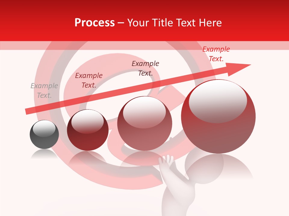 Red Model Concept PowerPoint Template
