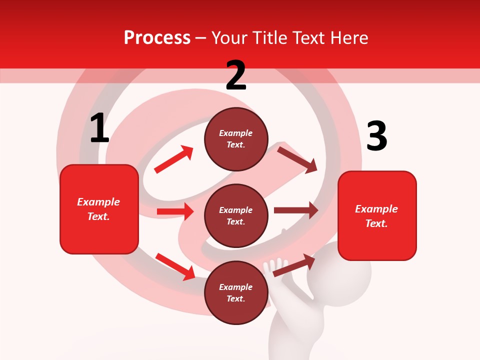 Red Model Concept PowerPoint Template