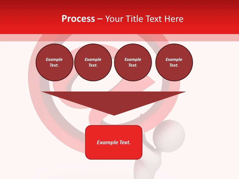 Red Model Concept PowerPoint Template