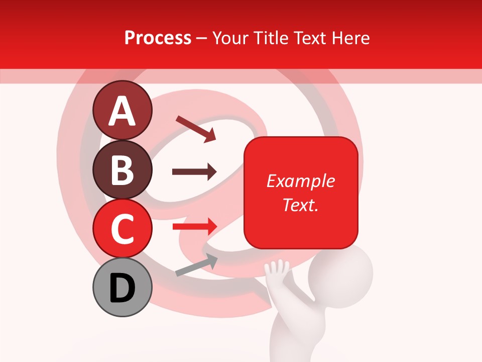 Red Model Concept PowerPoint Template