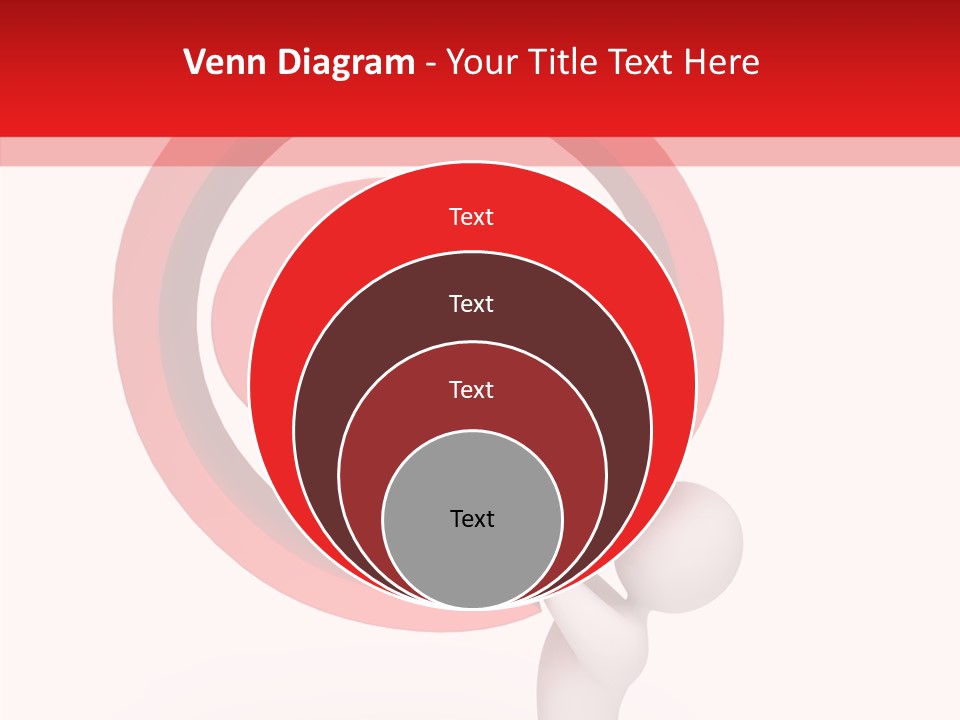 Red Model Concept PowerPoint Template