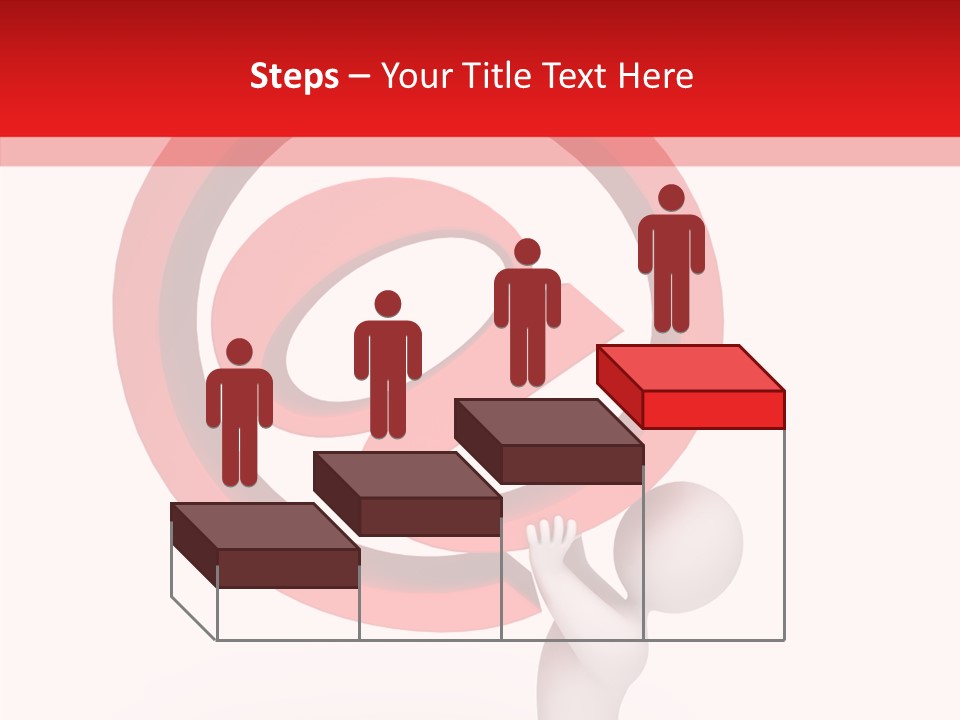 Red Model Concept PowerPoint Template