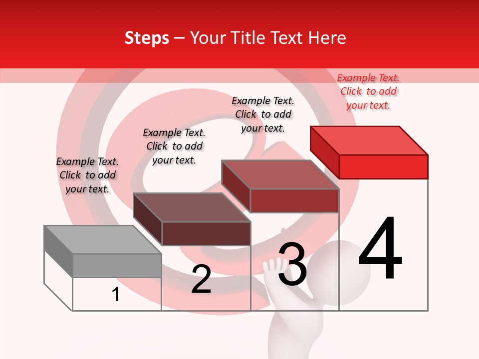 Red Model Concept PowerPoint Template
