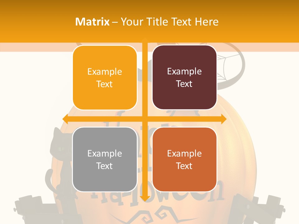 Cat Kid Halloween PowerPoint Template