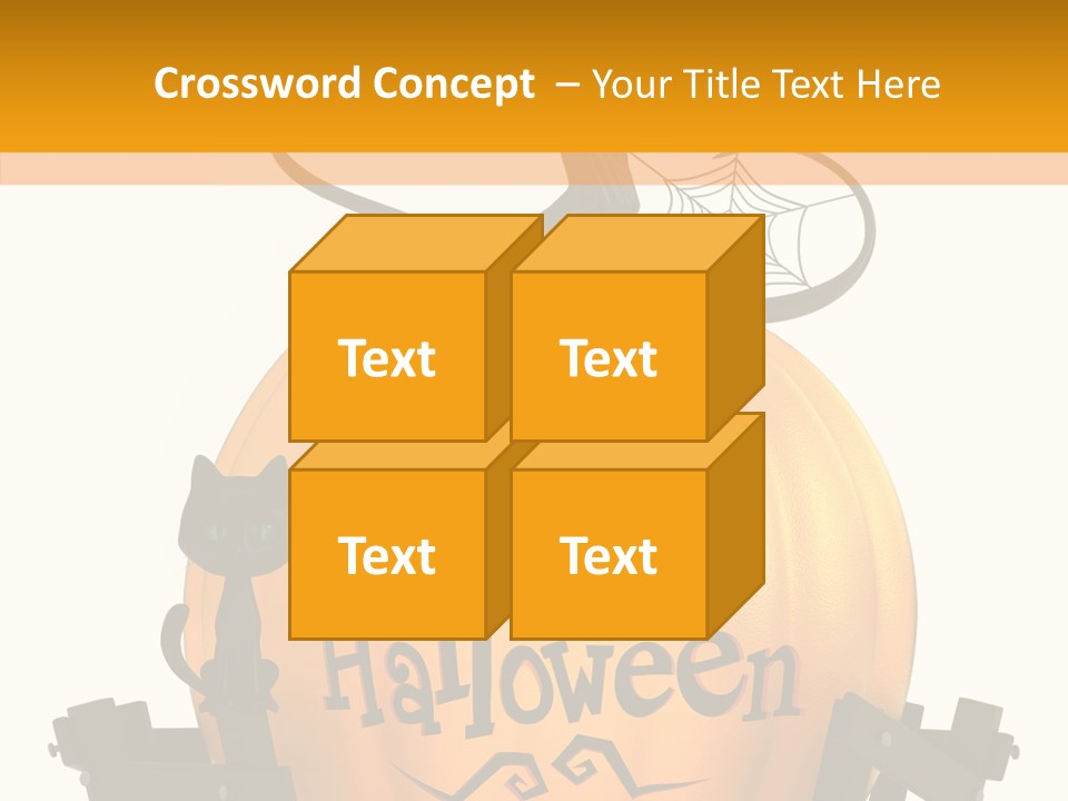 Cat Kid Halloween PowerPoint Template