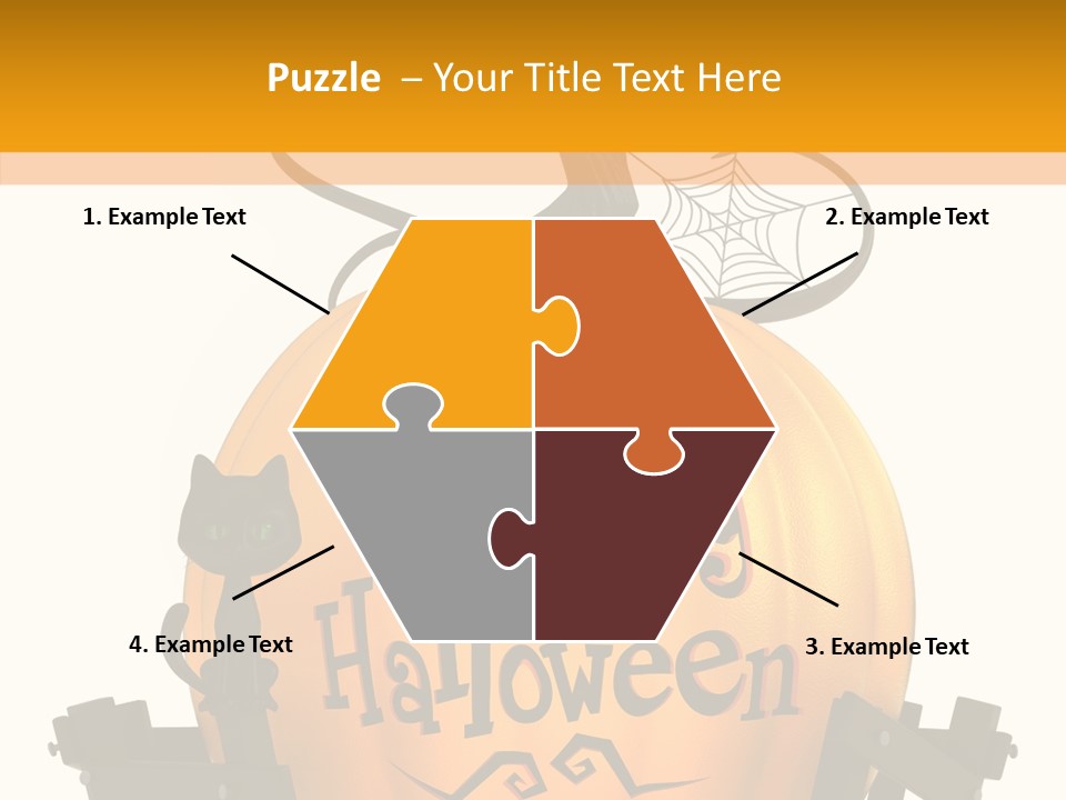 Cat Kid Halloween PowerPoint Template