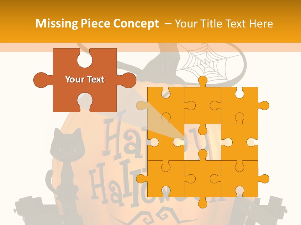 Cat Kid Halloween PowerPoint Template