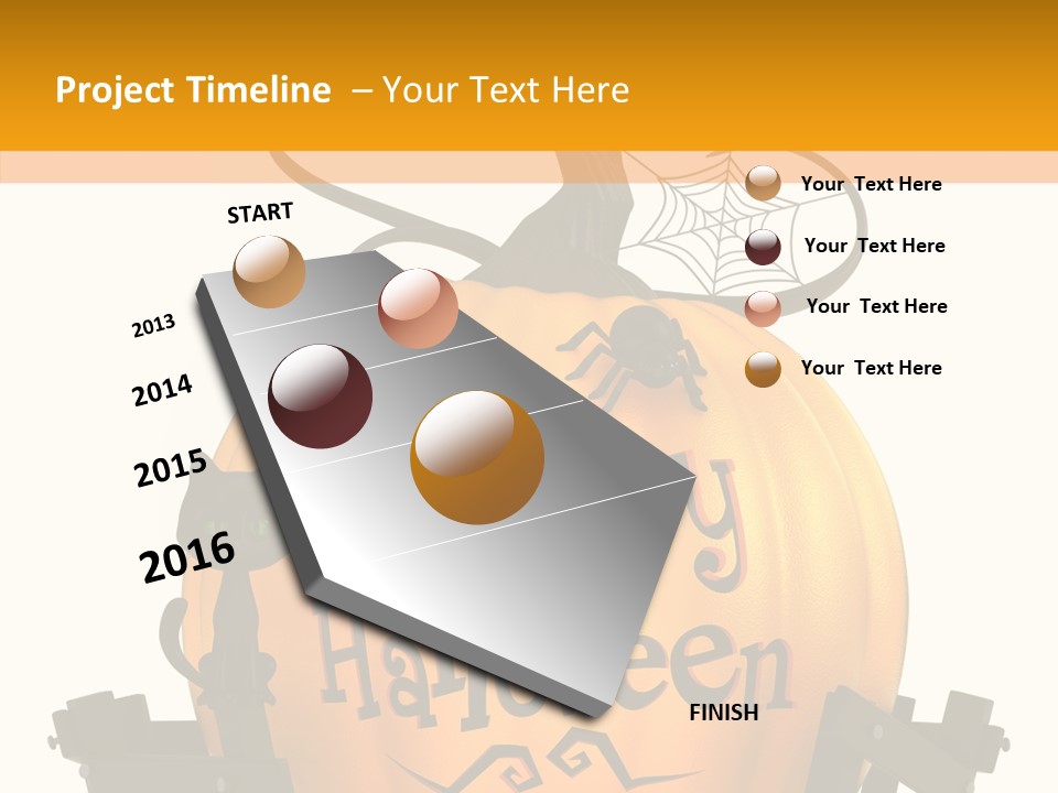 Cat Kid Halloween PowerPoint Template