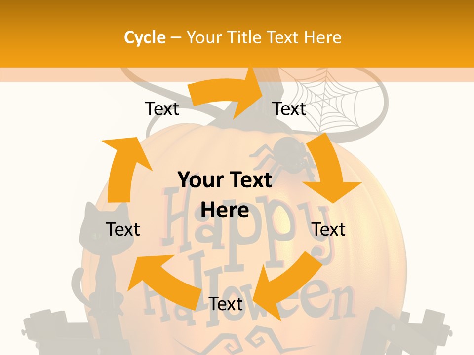 Cat Kid Halloween PowerPoint Template