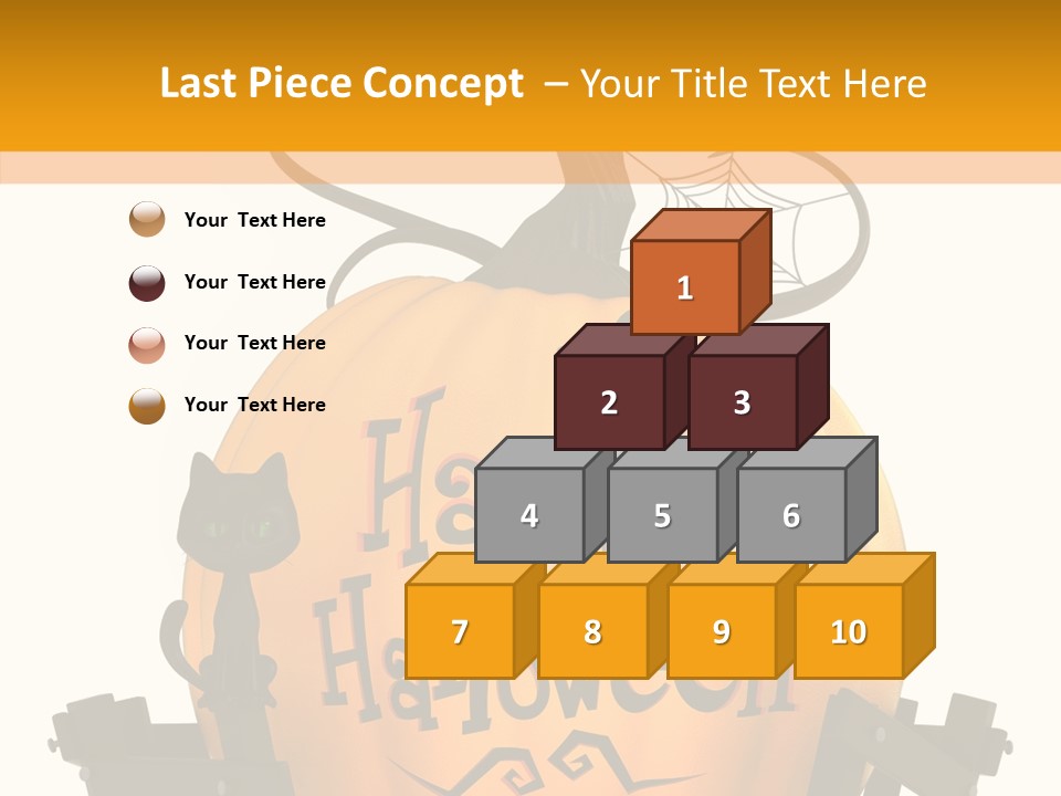 Cat Kid Halloween PowerPoint Template