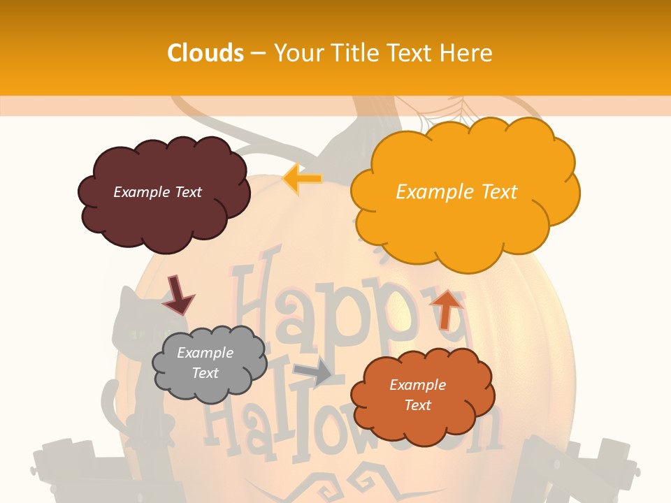 Cat Kid Halloween PowerPoint Template