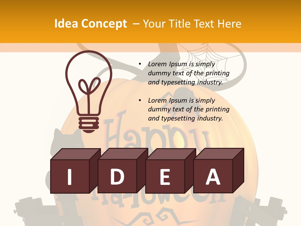 Cat Kid Halloween PowerPoint Template