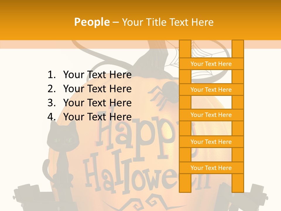 Cat Kid Halloween PowerPoint Template