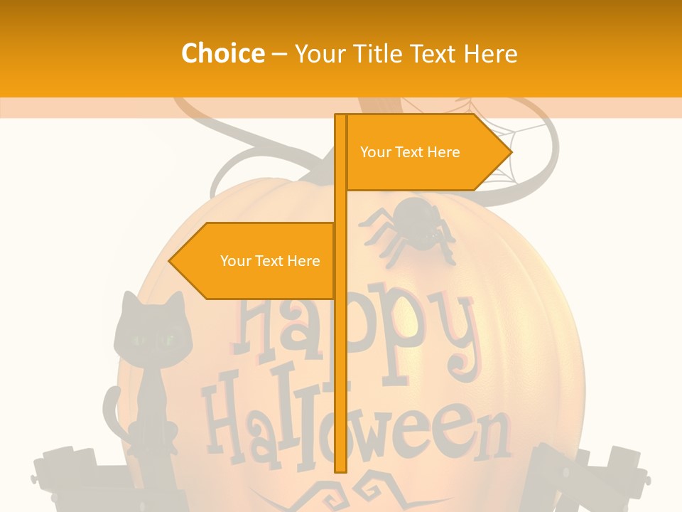 Cat Kid Halloween PowerPoint Template