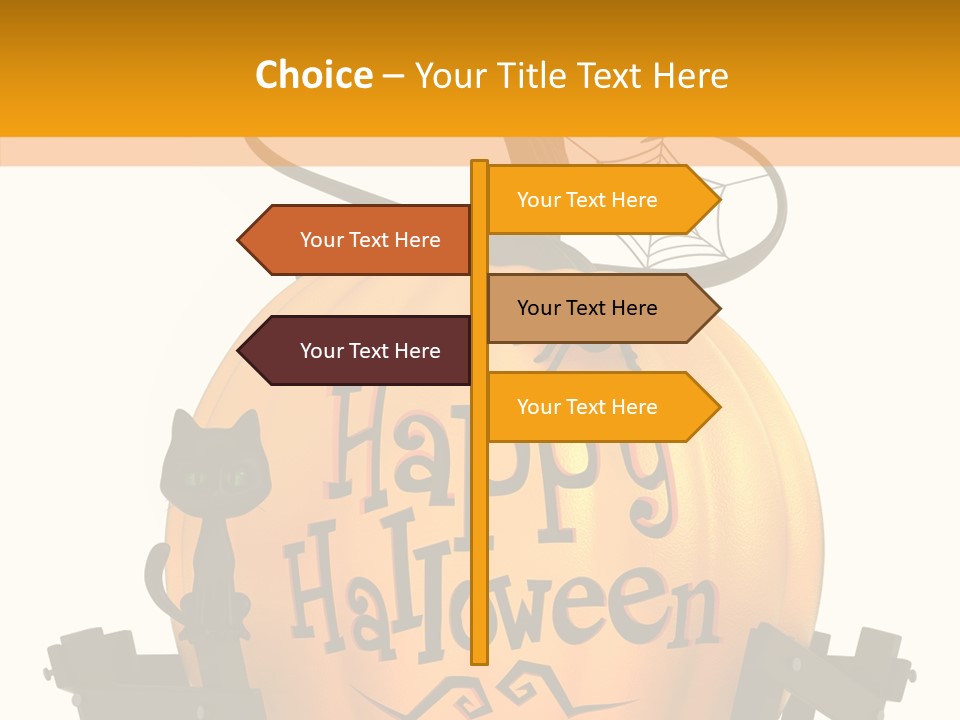 Cat Kid Halloween PowerPoint Template