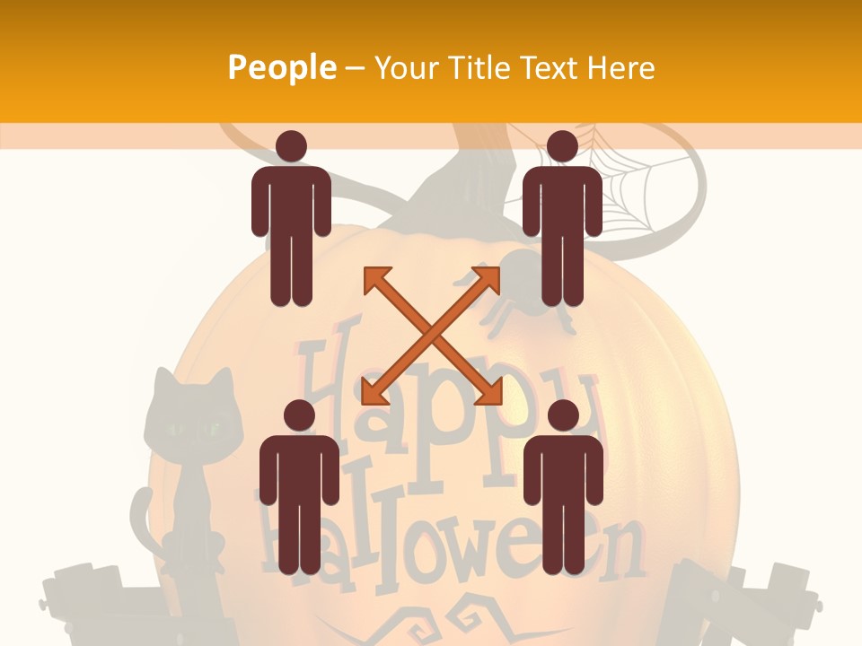 Cat Kid Halloween PowerPoint Template