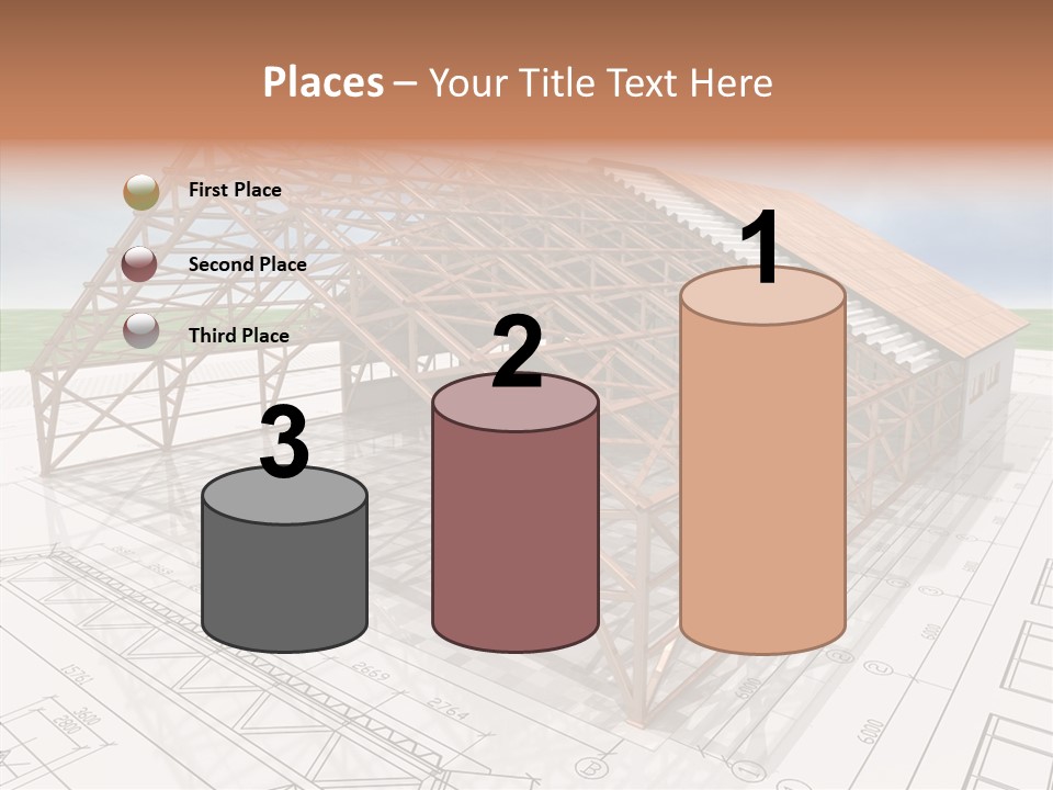 Render Wall Hangar PowerPoint Template