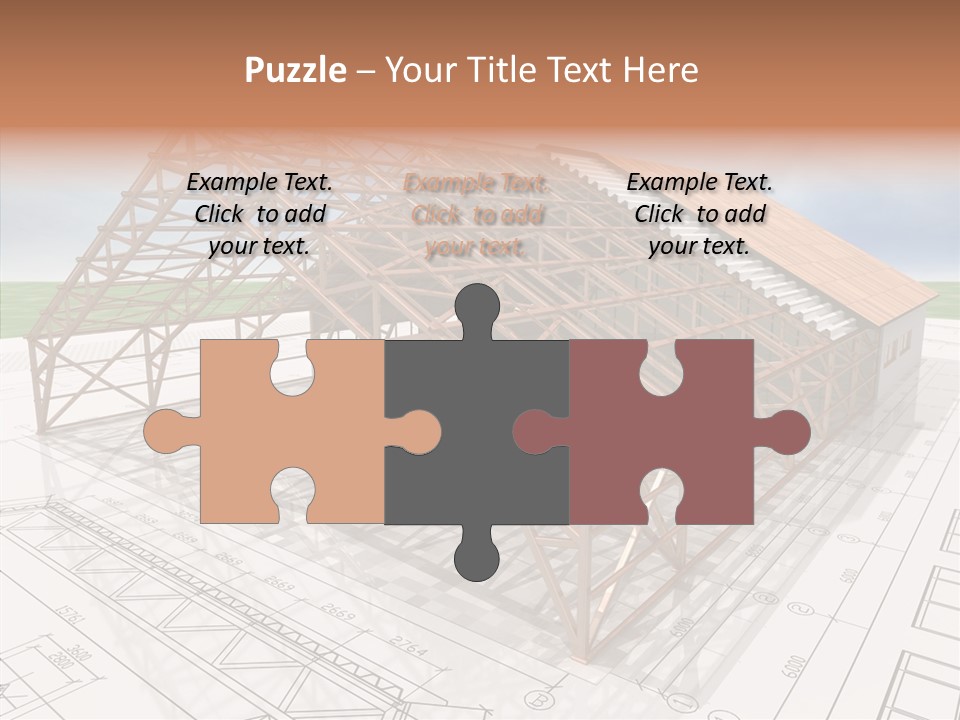 Render Wall Hangar PowerPoint Template