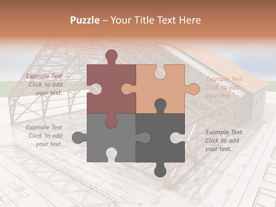 Render Wall Hangar PowerPoint Template