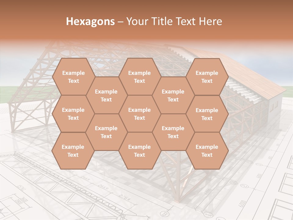 Render Wall Hangar PowerPoint Template