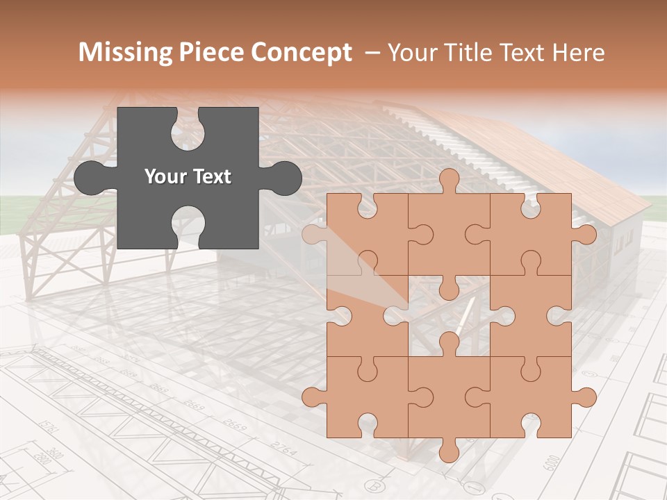 Render Wall Hangar PowerPoint Template