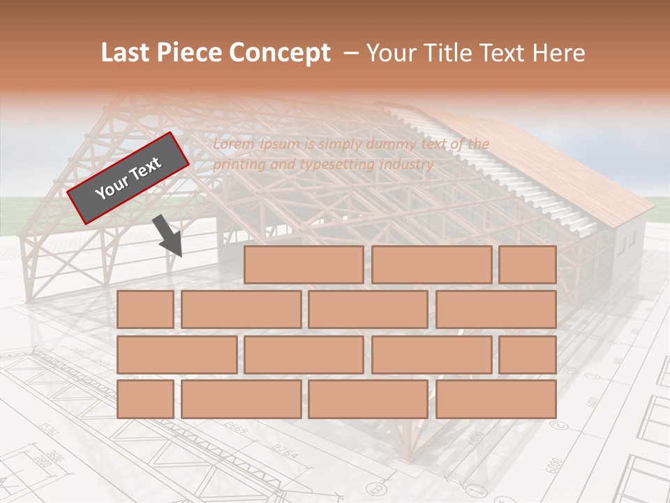 Render Wall Hangar PowerPoint Template