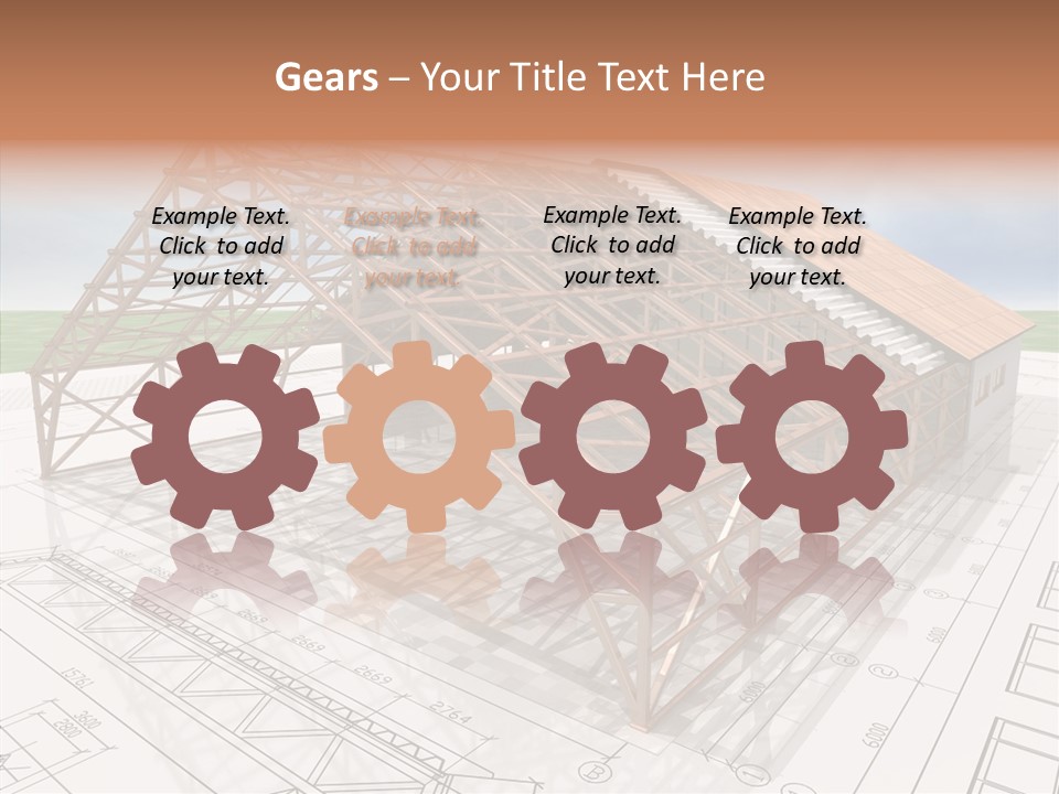 Render Wall Hangar PowerPoint Template