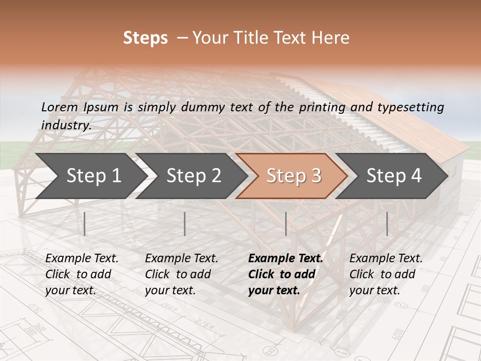 Render Wall Hangar PowerPoint Template