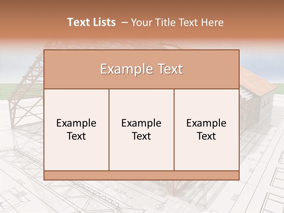 Render Wall Hangar PowerPoint Template