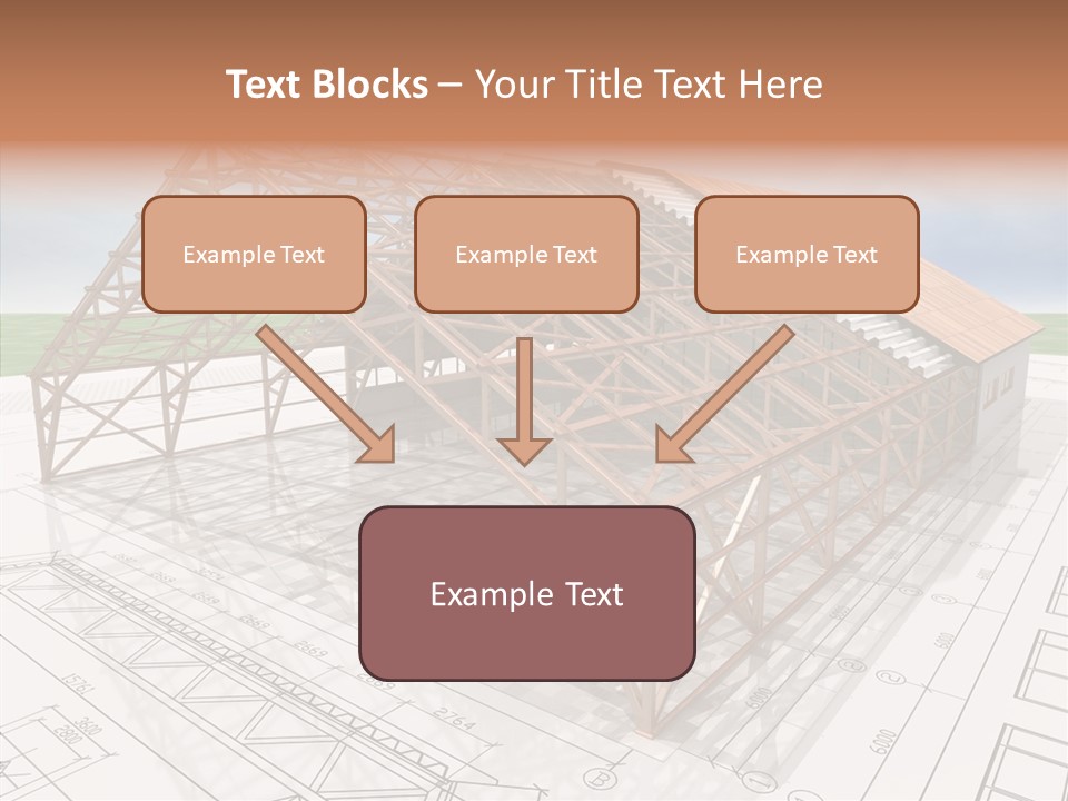 Render Wall Hangar PowerPoint Template