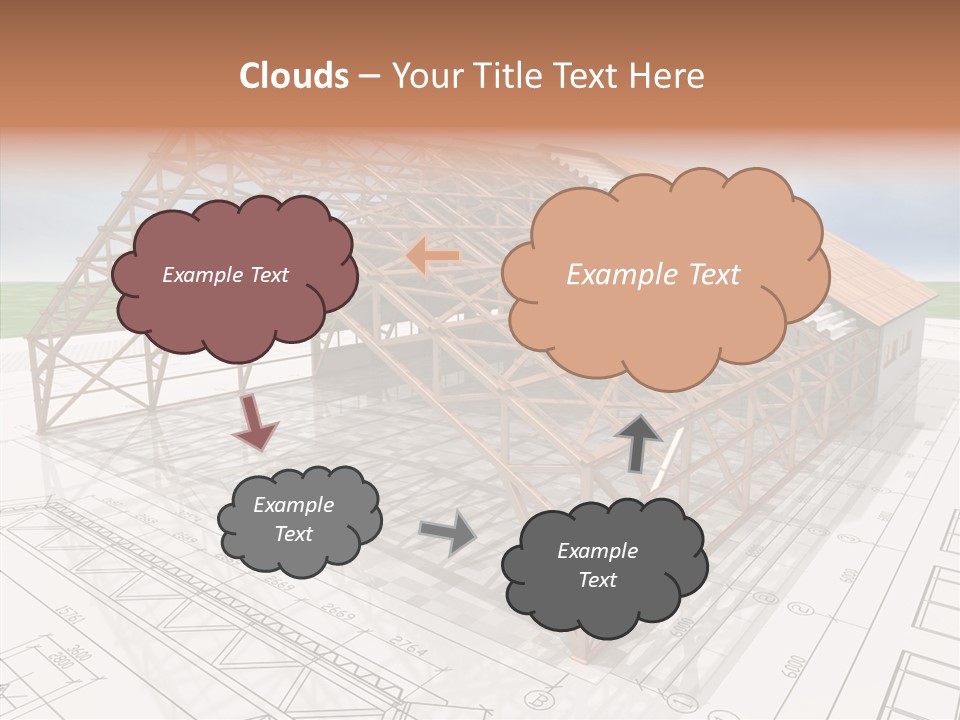 Render Wall Hangar PowerPoint Template