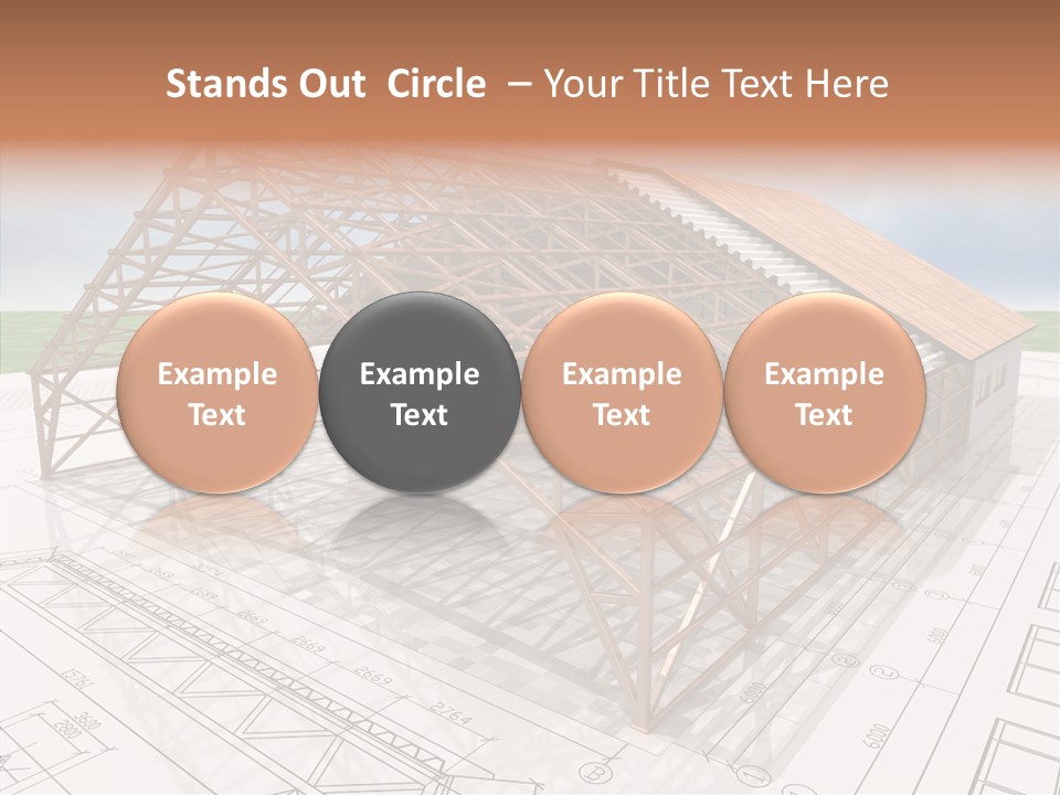 Render Wall Hangar PowerPoint Template