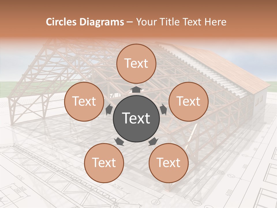 Render Wall Hangar PowerPoint Template