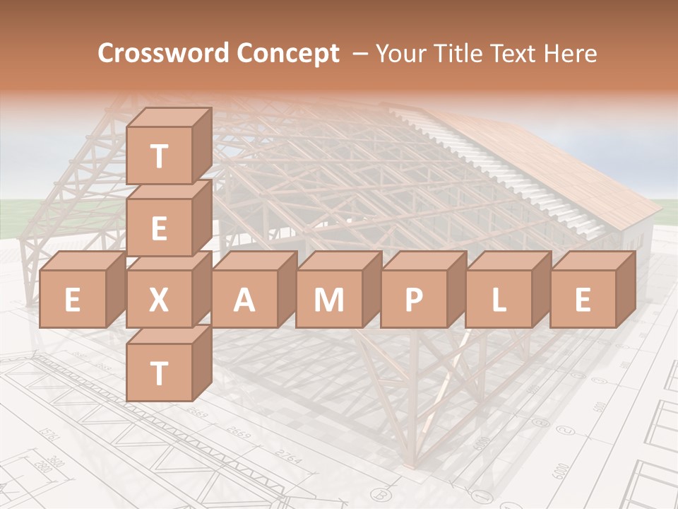 Render Wall Hangar PowerPoint Template