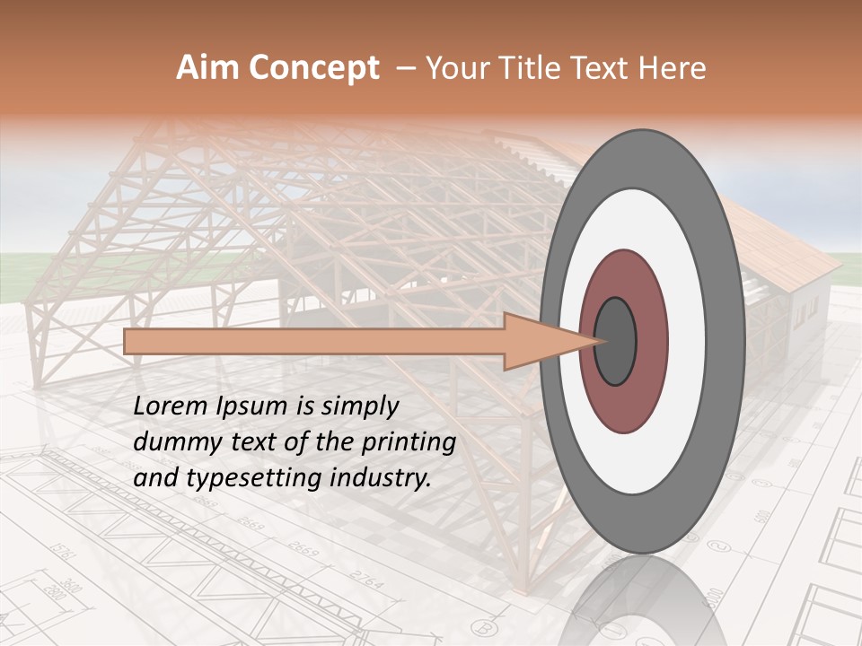 Render Wall Hangar PowerPoint Template