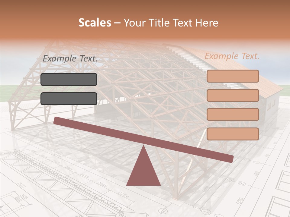 Render Wall Hangar PowerPoint Template