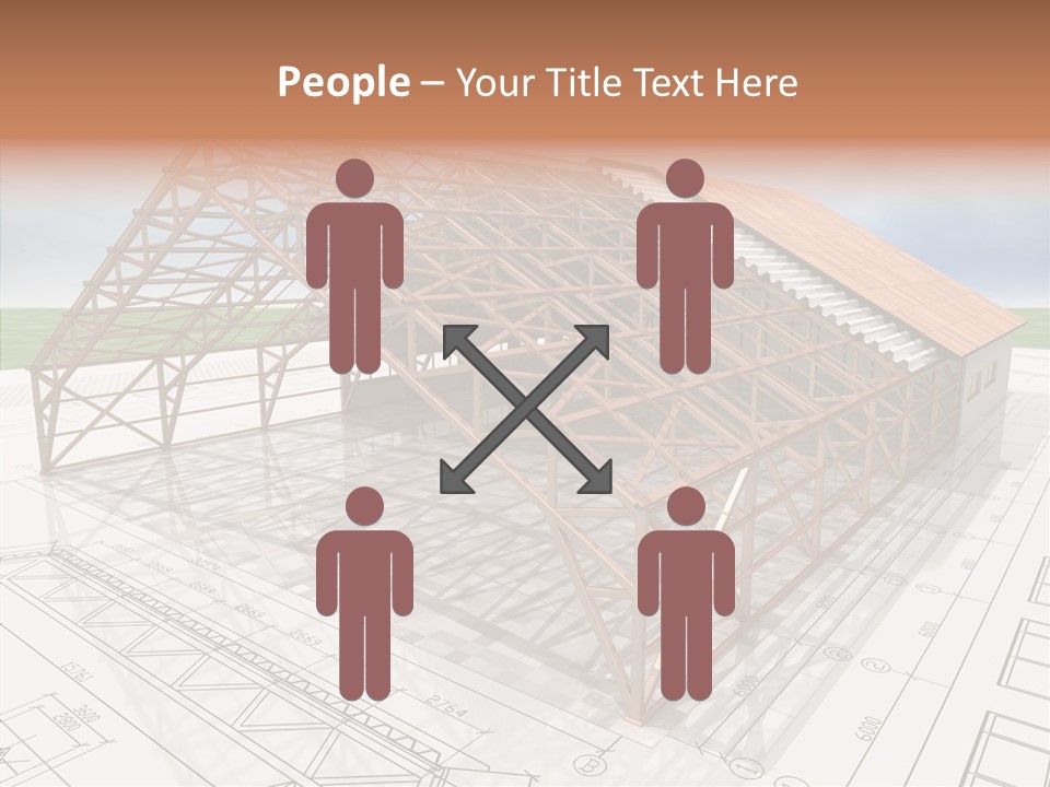 Render Wall Hangar PowerPoint Template